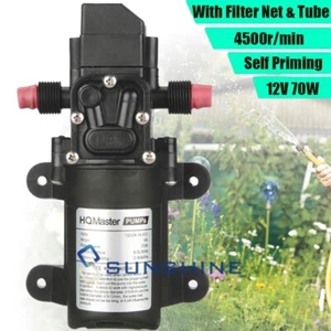 Pompa a membrana acqua dolce camper 12V 12Volt DC pompa a pressione autoadescante su richiesta - Foto 1 di 11