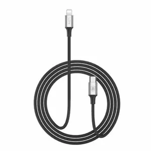 Rapid Series Cable Type-C to iPhone (Black and Silver) - 1M - Picture 1 of 6