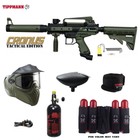 Tippmann Cronus Thermal HPA Paintball Package Tactical Olive Thermal Helix Mask