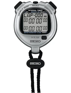 SEIKO CARICATORE SOLARE CRONOMETRO "SOLAR INTERVAL TIMER" SVAJ101 dal Giappone Nuovo - Foto 1 di 4