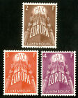 Luxembourg Stamps # 329-31 Mnh Xf Scott Value $50.00