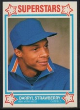 Darryl Strawberry 1989 Cereal Superstars #3  New York Mets