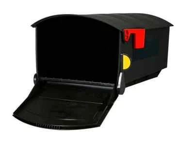 NEW Large Gibraltar Roughneck Post-Mount Wide Parcel Flag Black Mailbox Mail Box - Image 1 of 4