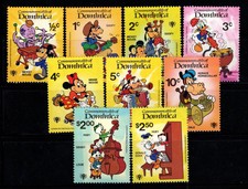 Dominica 1979 Mi. 657-665 Nuovo ** 100% Cartoni, Topolino