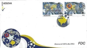 Kosovo Stamps 2016. Sport, Football, Kosovo in FIFA and UEFA. FDC MNH. - Picture 1 of 1