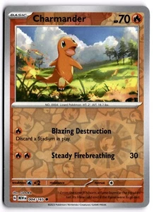 Pokemon Juego de Cartas Coleccionables Charmander 004/165 Sv: Escarlata y Violeta 151 Holograma Inverso - Imagen 1 de 1