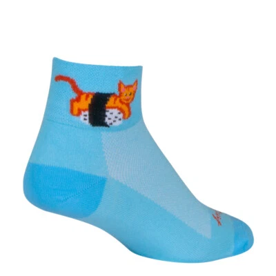 Socks - SockGuy - Cat Fish Women's 2" S/M Cycling/Running NEW - Image 1 of 4
