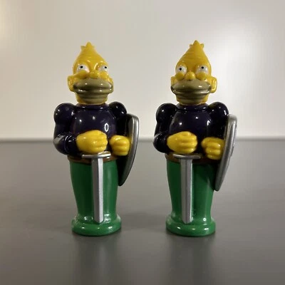 Vintage The Simpsons 3D Chess Set Replacement Parts Abe Rook Castle Green 2.5” - Image 1 of 4
