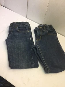 2 pares de pantalones de mezclilla para niños talla 7 (BinJ) - Imagen 1 de 7