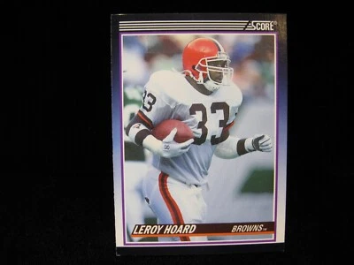 1990 Leroy Hoard Cleveland Browns  Score "Traded"  #106T - Image 1 of 2