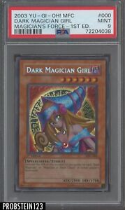 2003 Yu-Gi-Oh! MFC Magician's Force 1st Edition #000 Dark Magician Girl PSA 9