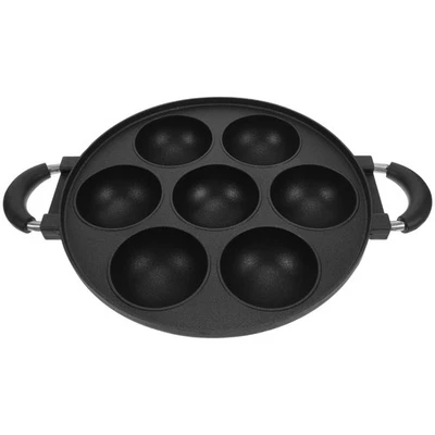  Aluminiumguss Kuchenform: 7-Loch Runde Kugel Mini Kuchenform Vorgewürzter Keks - Bild 1 von 4