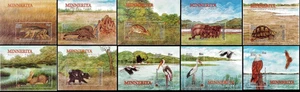 Sri Lanka 2025 Minneriya Park Fauna Animals Birds Nature 10v Miniature sheet MNH - Picture 1 of 11