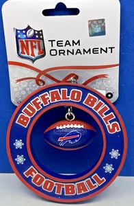 2025 Forever Collectibles -FOCO- NEW NFL Buffalo Bills Floating Ball Ornament - Picture 1 of 3