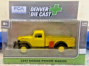 Dodge Power Wagon Denver 1947 1:48 amarillo fundido a presión como nuevo en caja - Imagen 1 de 4