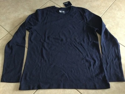 Women’s Basic Edition Relaxed Fit Navy Top Long Sleeve Large NWT - Image 1 of 3