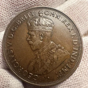 One Penny 1921 British Australia Coin - Picture 1 of 3