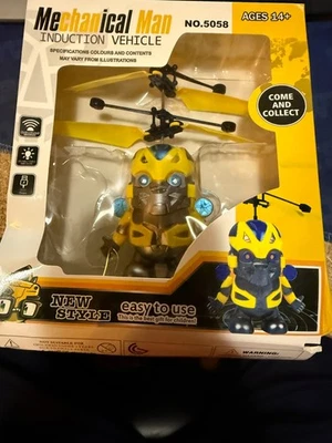 RC Induction Flying Remote Control Toy - Mechanical Man - Image 1 of 2