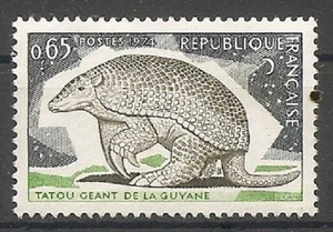 France 1974 Animals Giant Armadillo MNG Scott#1408 - Picture 1 of 1