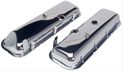 Trans-Dapt Performance Chrome Valve Covers 9504 Chevy BBC 396 427 454 Foto 1 de 4