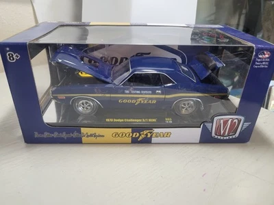 Rare! M2 "Goodyear" 1970 Dodge Challenger "CHASE" 1/500 New 1:24 - Image 1 of 4