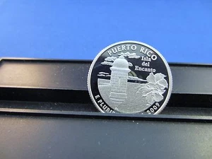2009-S Silver Quarter Puerto Rico Deep Cameo Mirror Proof Upper Grading Ranges - Picture 1 of 3
