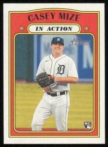 2021 Topps Heritage #254 Casey Mize IA - Picture 1 of 2