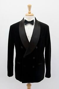 NWT$4995 Brunello Cucinelli Men Velvet DB Formal Tuxedo Jacket Size 50/40US A242