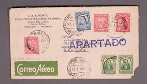 Mayfairstamps Colombia 1930 Medellin to Bogota Multifranked Airmail Cover aas_47 - Picture 1 of 2