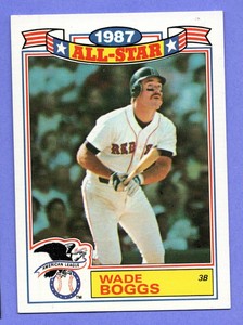  1988 TOPPS  All Star #4  Wade Boggs  Red Sox