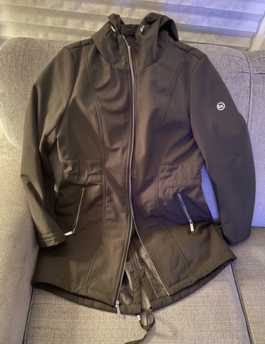 Impermeabile donna MICHAEL KORS verde oliva con cerniera FODERATO CALDO taglia media