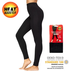 Damen Thermo Leggings Winter Hose Fleece Warm Hoher Bund Freizeit schwarz S-XXXL - Bild 1 von 7
