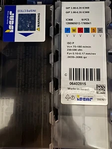 GIP 3.98-0.20 IC908/ISCAR 10 PCS - Picture 1 of 1