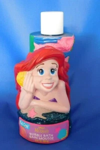 VINTAGE WALT DISNEY KID CARE "THE LITTLE MERMAID" 10 OZ. BUBBLE BATH FULL - Picture 1 of 6