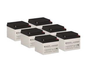 12V 26Ah NB SigmasTek Battery Set of 6 - SP12-26 (NB) Sealed Lead Acid AGM - Picture 1 of 7