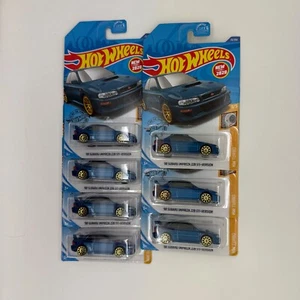 2020 Hot Wheels Subaru Impreza 22B STi-Version Blue 1:64 - 21/250 - Lot of 7 - Picture 1 of 1