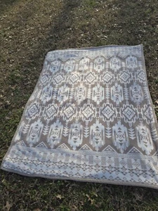 Southwest Aztec Print Throw. Serpa Lined.  - Picture 1 of 13