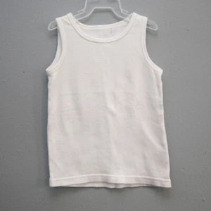 Size 3-4T - MOTHERCARE Kids White Cotton 2 Bundle Sleeveless T-Shirt - Picture 1 of 4