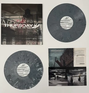 Thursday War All The Time Gray vinyl 2 LP Thrice Glassjaw AFI Finch NOFX Bayside - Picture 1 of 12