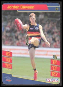 AFL 2022 Teamcoach Adelaide Crows Jordan Dawson 01 Football Sport CB-1-1-E-10 - Picture 1 of 8