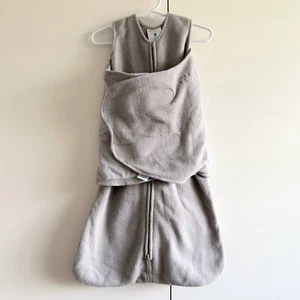 Halo Sleep Sack Swaddle Wareable Blanket Small 3-6 Mo - Gray Fleece - Picture 1 of 10
