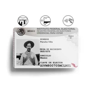Card Skin Pancho Villa Mexico ID Sticker Mexican Heritage Decal Cool History - Afbeelding 1 van 12