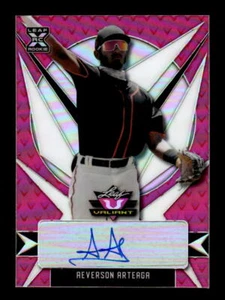 2021 Leaf Valiant #BA-AA1 Aeverson Arteaga Pink #/25 - Picture 1 of 2