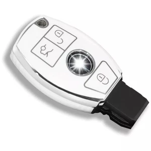 OFFCURVE For Mercedes Benz C CL GL GLK ML S R G Remote Key Fob Cover White Case - Picture 1 of 5