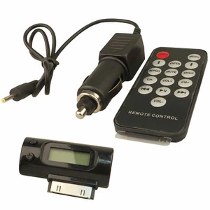 New Black Car FM Smart Transmitter With Charger and Remote for Ipod MP3 UKDC. - Picture 1 of 5