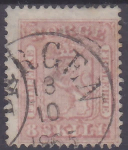 NORGE - 1863 DEFINITIVE ISSUE LION Mi. 9 - used - Picture 1 of 1