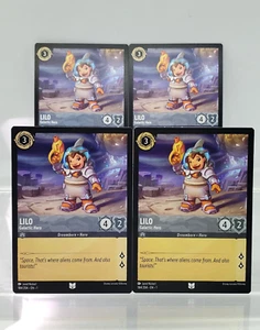 Disney Lorcana - Lilo Galactic Hero 184/204 -The First Chapter (4 Cards) Playset - Picture 1 of 1