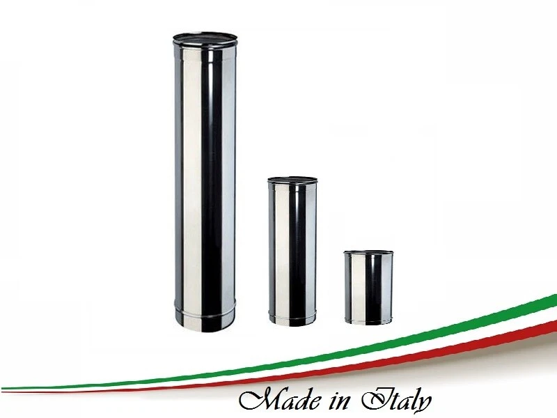Tubo Acciaio Inox 316 Flessibile 10 Mt Diametro 100 Interno Liscio A Norma CE EN 1856 2