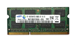 Samsung 4GB DDR3-1066 PC3-8500S 2Rx8 1.5V SODIMM Laptop Memory M471B5273CH0-CF8 - Picture 1 of 2