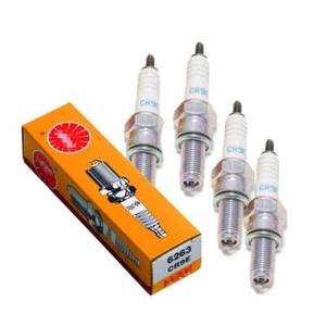 For NGK Spark Plugs x4 CR9E Threaded Top 6263 Nickel Alloy Spark Plug&Wires New - Picture 1 of 9